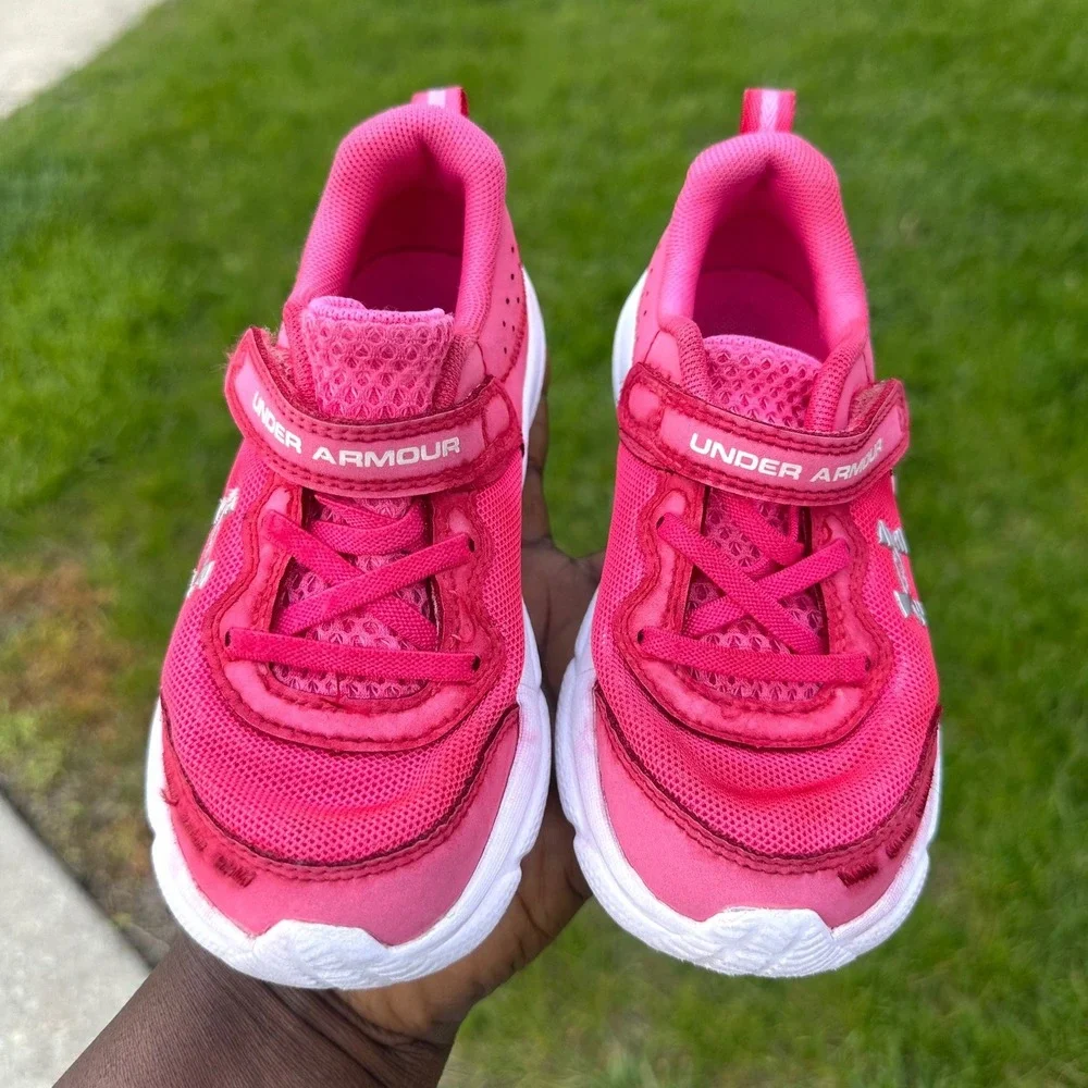 Under Armour Kids' Assert 10 Running Sneakers Toddler Girl Size 10 Pink